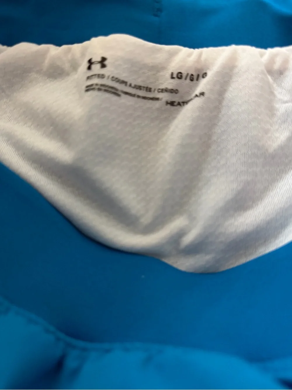 NWT Under Armour Teal Blue Athletic Shorts with Black Panels